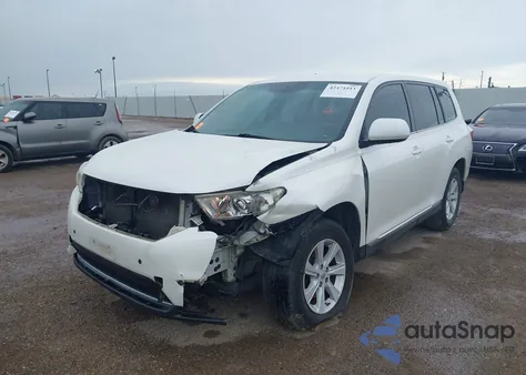 2013 Toyota Highlander z USA, uszkodzony, nr VIN 5TDZA3EH0DS039887